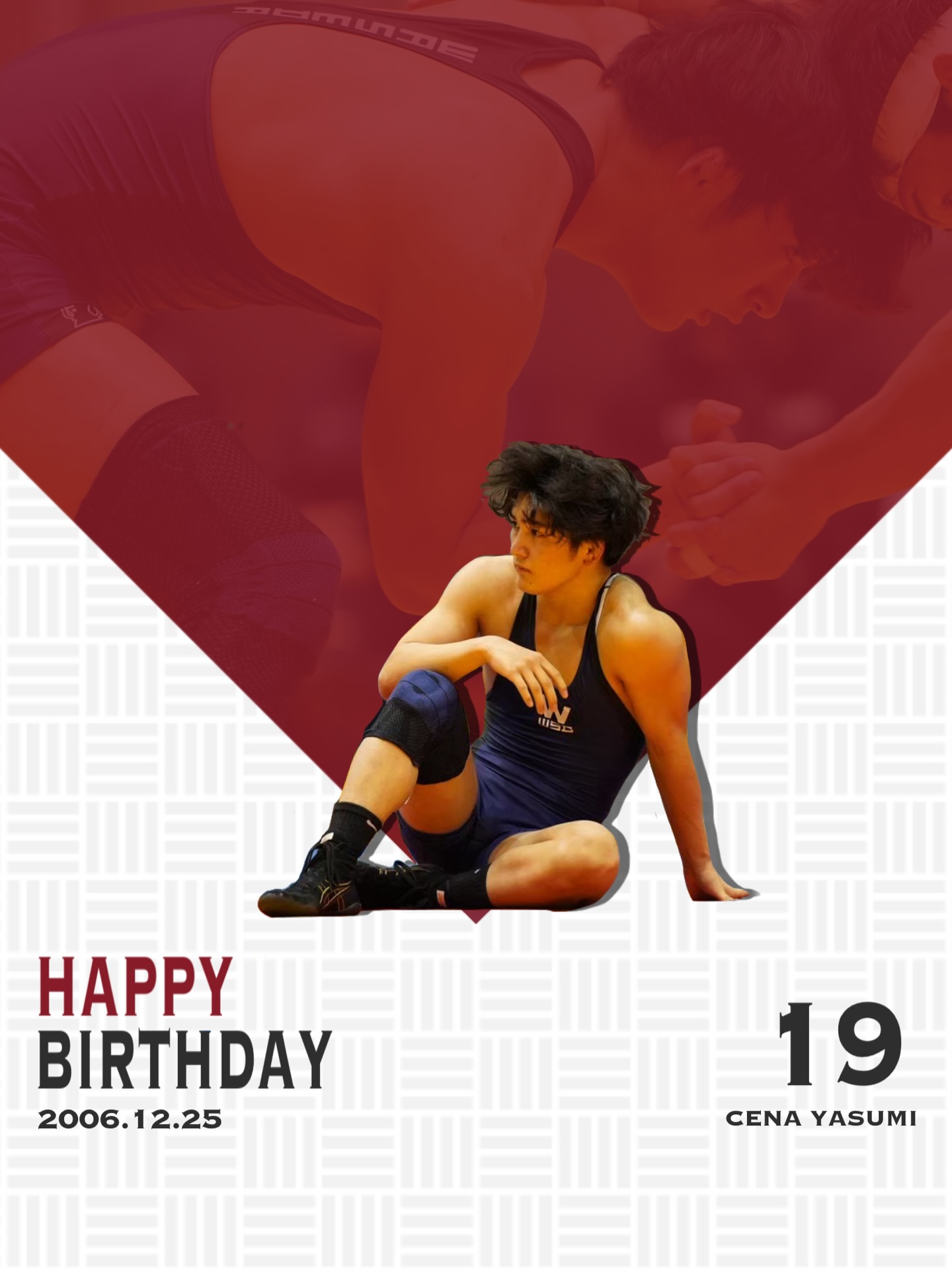 .
《HAPPY BIRTHDAY🎂》
本日12/25は、八隅士和の19歳の誕生日です🎉
☆学部・学年
スポーツ科学部・1年
☆出身高校
自由が丘学園高校
☆身長
170cm
☆最後に一言
「顎が出過ぎた」
お誕生日おめでとうございます🎂🎉✨
#waseda #wasedauniversity #wasedawrestling #wrestling